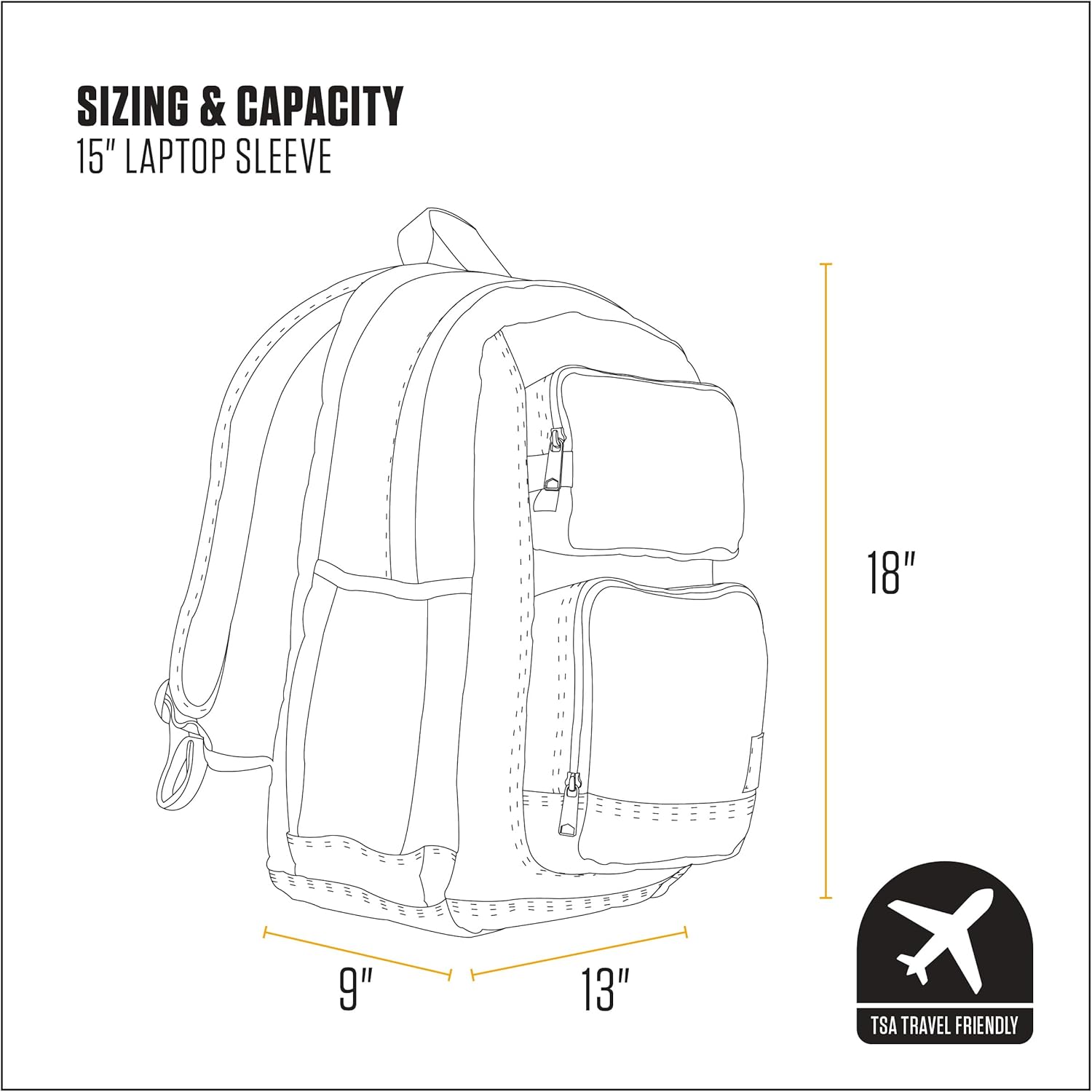 Carhartt Gear B0000535 28L Dual-Compartment Backpack - One Size Fits All - Black - Image 5
